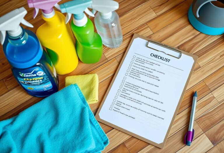 cleaning checklist